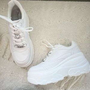 ★ドイツ発*BERSHKA*新作*CHUNKY スケータースニーカー/WHITE★ org.jpg